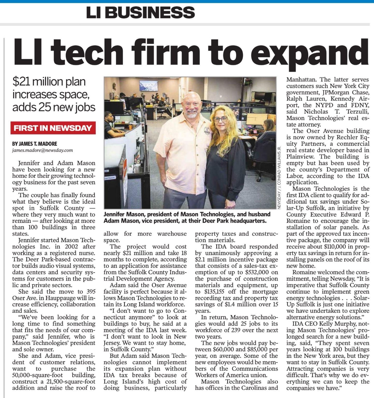 newsday feature